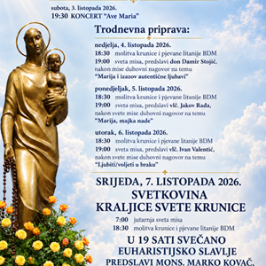 Proslava svetkovine Kraljice Svete Krunice na Borongaju